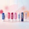 Labello KISSMAS advent calendar 2026 full-size 4.8g lip balm range lined up, single-brand lip care calendar