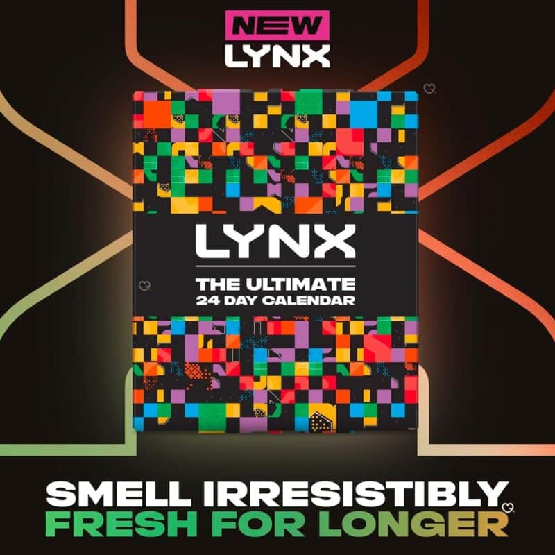 Lynx grooming advent calendar 2026 for men