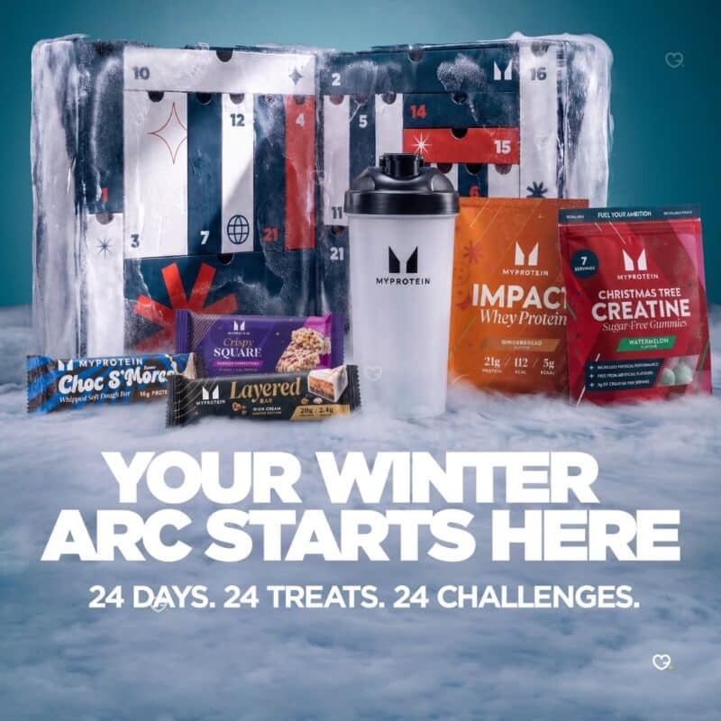 Myprotein Advent Calendar 2026, 24 days 24 treats.