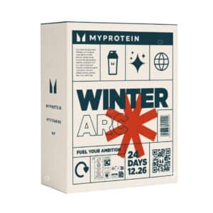Myprotein Advent Calendar 2026 box, Winter Arc design.