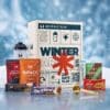 Myprotein fitness advent calendar 2026 with protein bars, whey sachets and shaker.