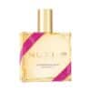 Nuxe Advent Calendar 2026 giant Huile Prodigieuse bottle with pink glitter ribbon