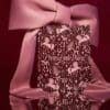 PrettyLittleThing Beauty Advent Calendar 2026 gift box tied with a pink satin ribbon