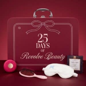 Revolve beauty advent calendar 2026 with the FOREO Mini UFO device, makeup brush and mask