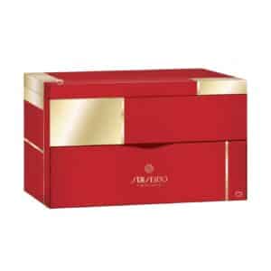 Shiseido Ginza Wonder Advent Calendar 2026 closed, red and gold two-drawer box