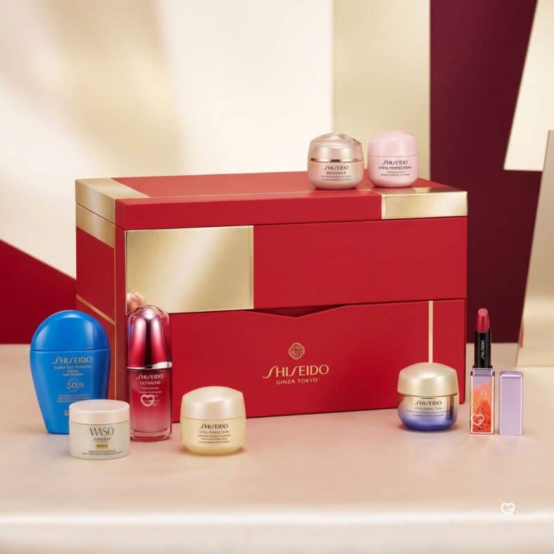 Open Shiseido Ginza Wonder Advent Calendar 2026 with the full beauty collection