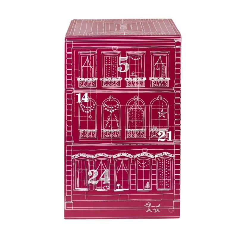 Westwing Advent Calendar 2026 deep red townhouse box