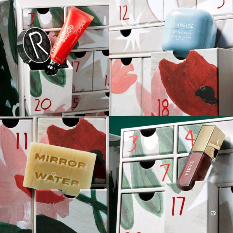 YOU Beauty Advent Calendar 2026 close-up of the luxury beauty products inside