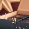 Gold Luna huggie hoop earrings from the Astley Clarke advent calendar for women