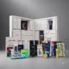 BoohooMAN advent calendar for men opened with products displayed in front