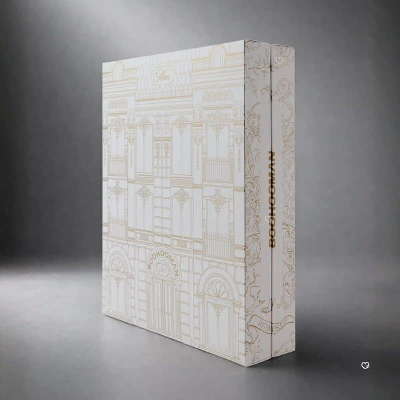 BoohooMAN 2026 grooming advent calendar box side profile