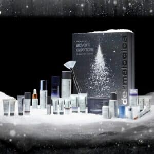 Dermalogica Advent Calendar 2026 full 24-product line-up, the skincare contents displayed