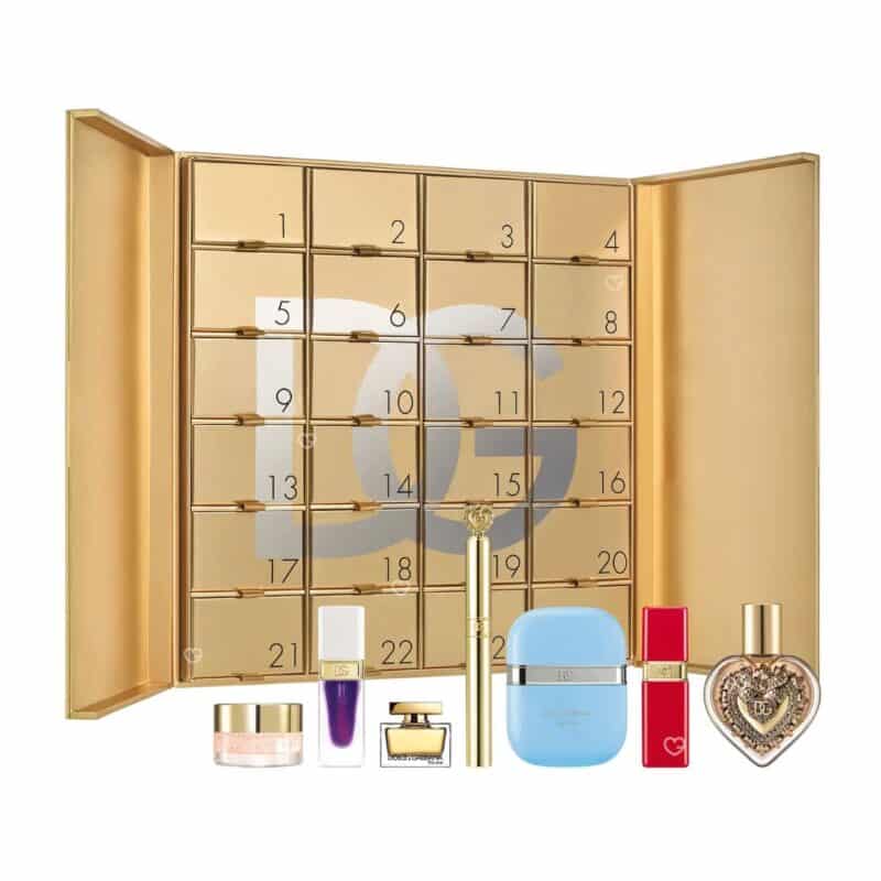 Dolce & Gabbana Advent Calendar 2026 open with the full product line-up
