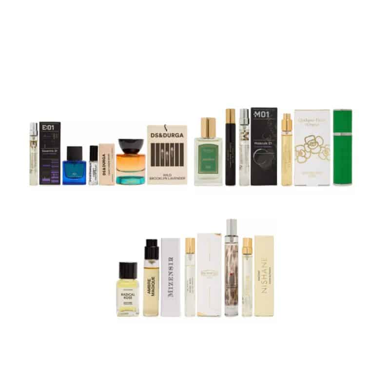 All niche fragrance bottles and minis from the Harvey Nichols 2026 advent calendar