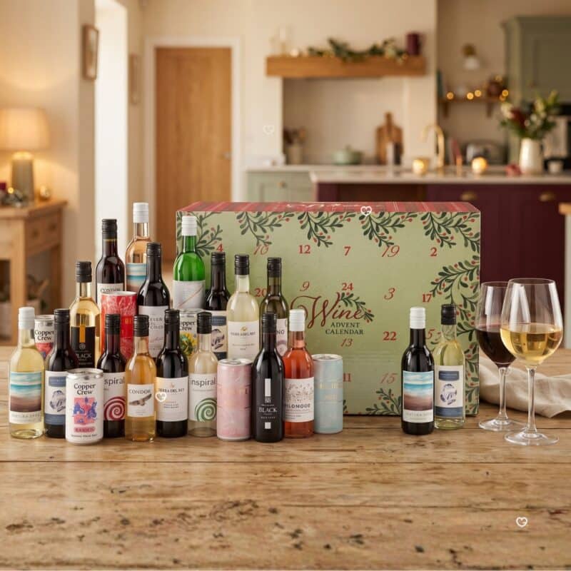 John Lewis wine advent calendar 2026 mini bottles of red white and rose