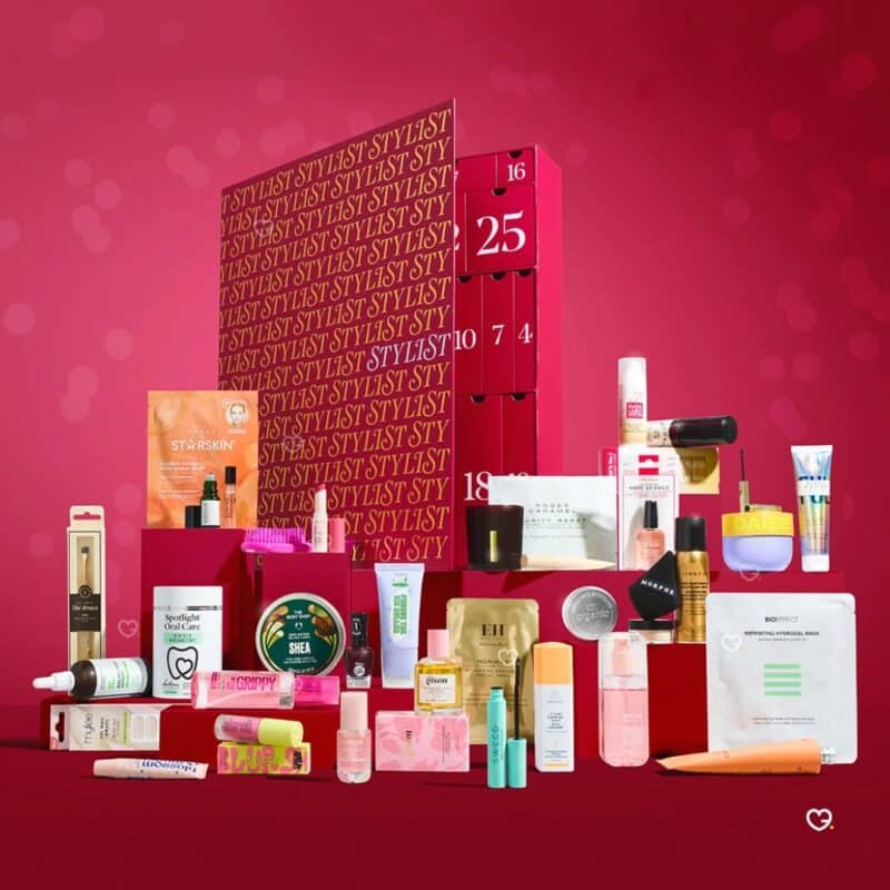 Latest in Beauty beauty advent calendar 2026 with all 34 products on display