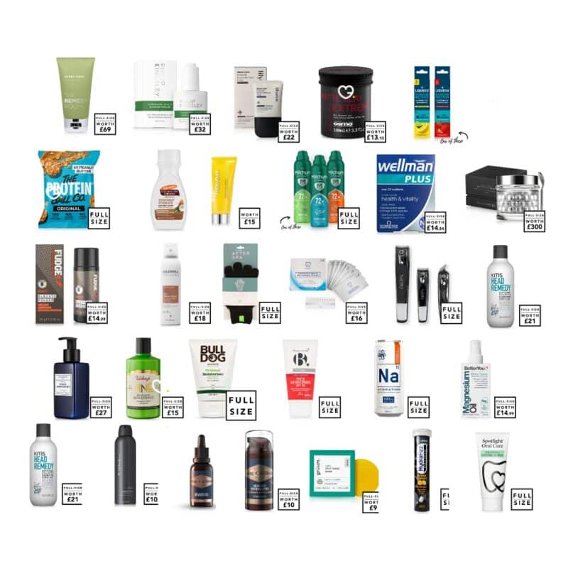 Latest in Beauty Grooming Advent Calendar 2026 full product grid, the best grooming advent calendar line-up