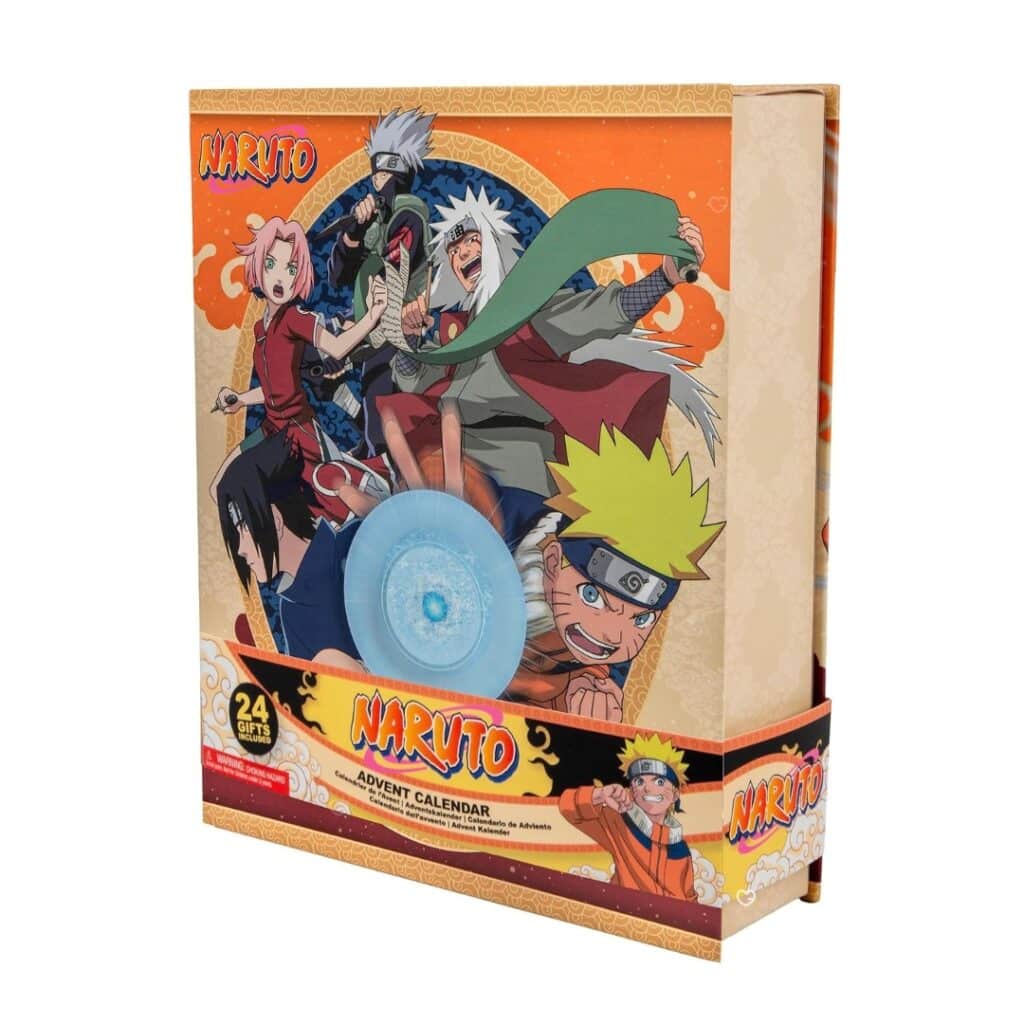 Naruto Cinereplicas advent calendar 2026 closed box with 24 doors