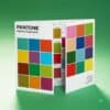 Pantone 2026 advent calendar folded closed showing the swatch-grid front cover