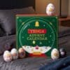 Tenga Advent Calendar 2026 box with Tenga Eggs in a bedroom setting