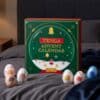 Tenga Advent Calendar 2026 box with seven Tenga Eggs on a bed