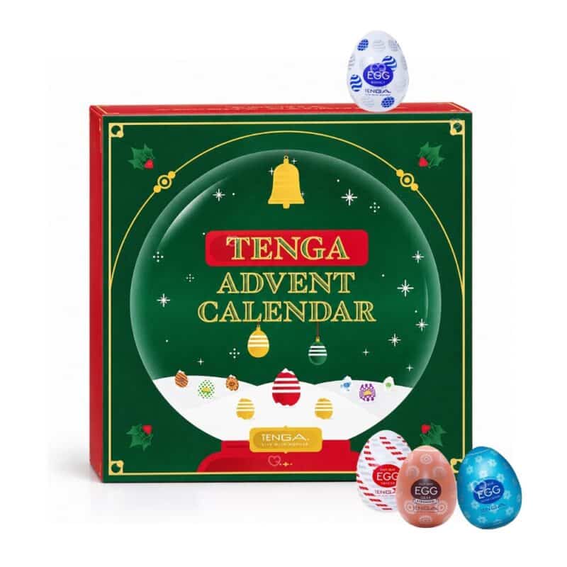 Tenga Advent Calendar 2026 box with Tenga Eggs on a white background