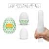 A single Tenga Egg with its usage steps