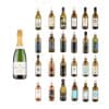 Full contents of the Virgin Wine Advent Calendar 2026, 24 minis and a full-size bottle