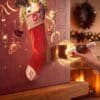 Opening a door of the Virgin Wine Advent Calendar 2026
