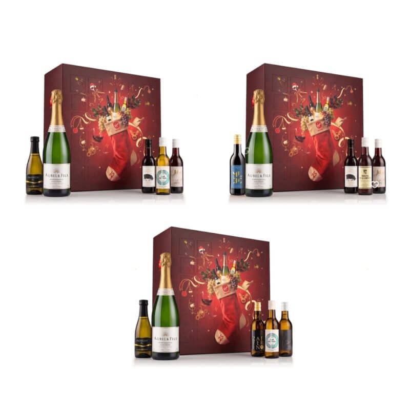 The four versions of the Virgin Wine Advent Calendar 2026